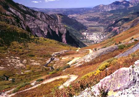 Telluride from Back Bear Pass