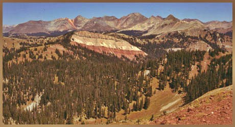 Blackhawk Pass -
                      looking north - telephoto