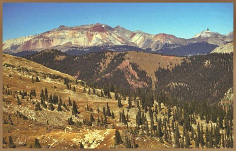 Blackhawk Pass -
                        looking north - telephoto