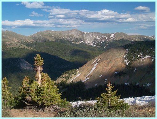 riding up the south side
                        of Cumberland Pass