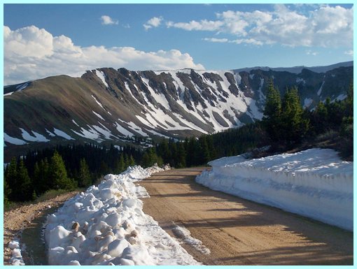 riding up the south side of Cumberland
                        Pass