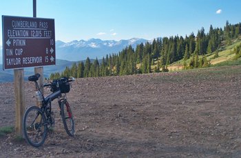 top of
                                  Cumberland Pass