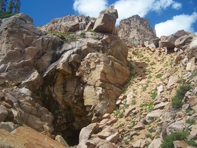 Douglass
                  City, ghost town on east side of Hagerman Pass