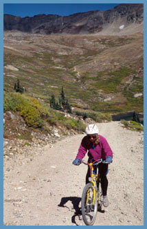 climbing east
                                    side of Mosquito Pass