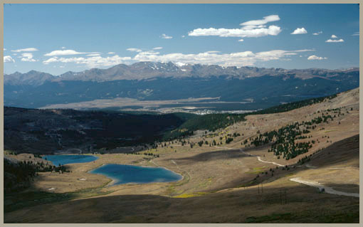 descending into
                        Leadville from Mosquito Pass