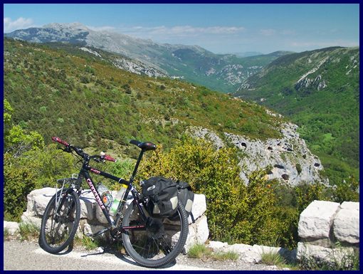 Col du Castellaras, view from summit
towards Greolieress
