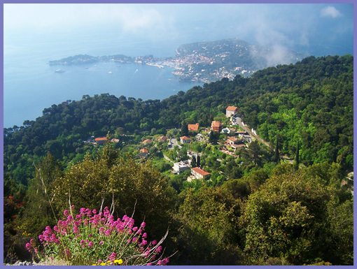 Col d'Eze:
                            approach from Nice