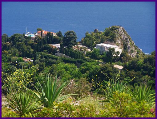 Col d'Eze:
                              approach from Nice