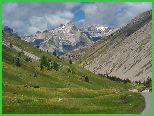 Col du
Noyer, view from summit