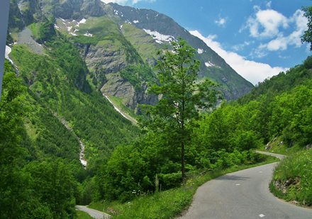 Cormet de Roselend, lower eastern approach from St Maurice