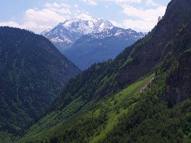 Cormet de Roselend, lower southern approach