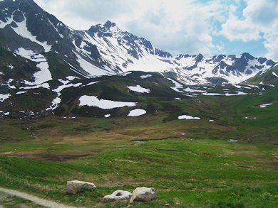 summit of Cormet de Roselend