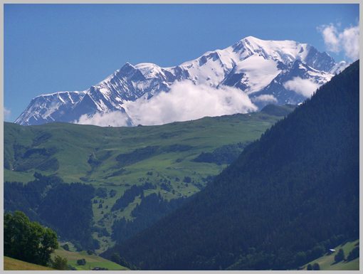 Col des
                                    Saises approach view to Mont Bland