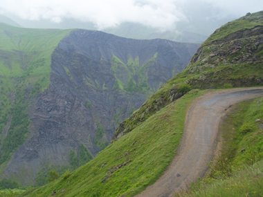 Col de Sarenne, upper southern approach