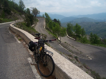 Col Ste
                              Roche, approach from Luceram