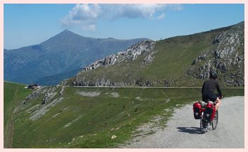 descending Italian side of Col de Tende