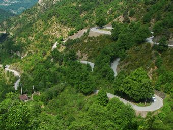 Col Turini from
                              Lantosque