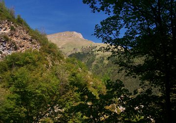 l'Authion from Sospel approach to
                              Col de Turini